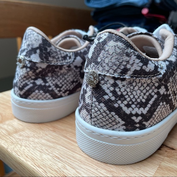 Steve Madden Snake Canvas Sneakers - Picture 4 of 4